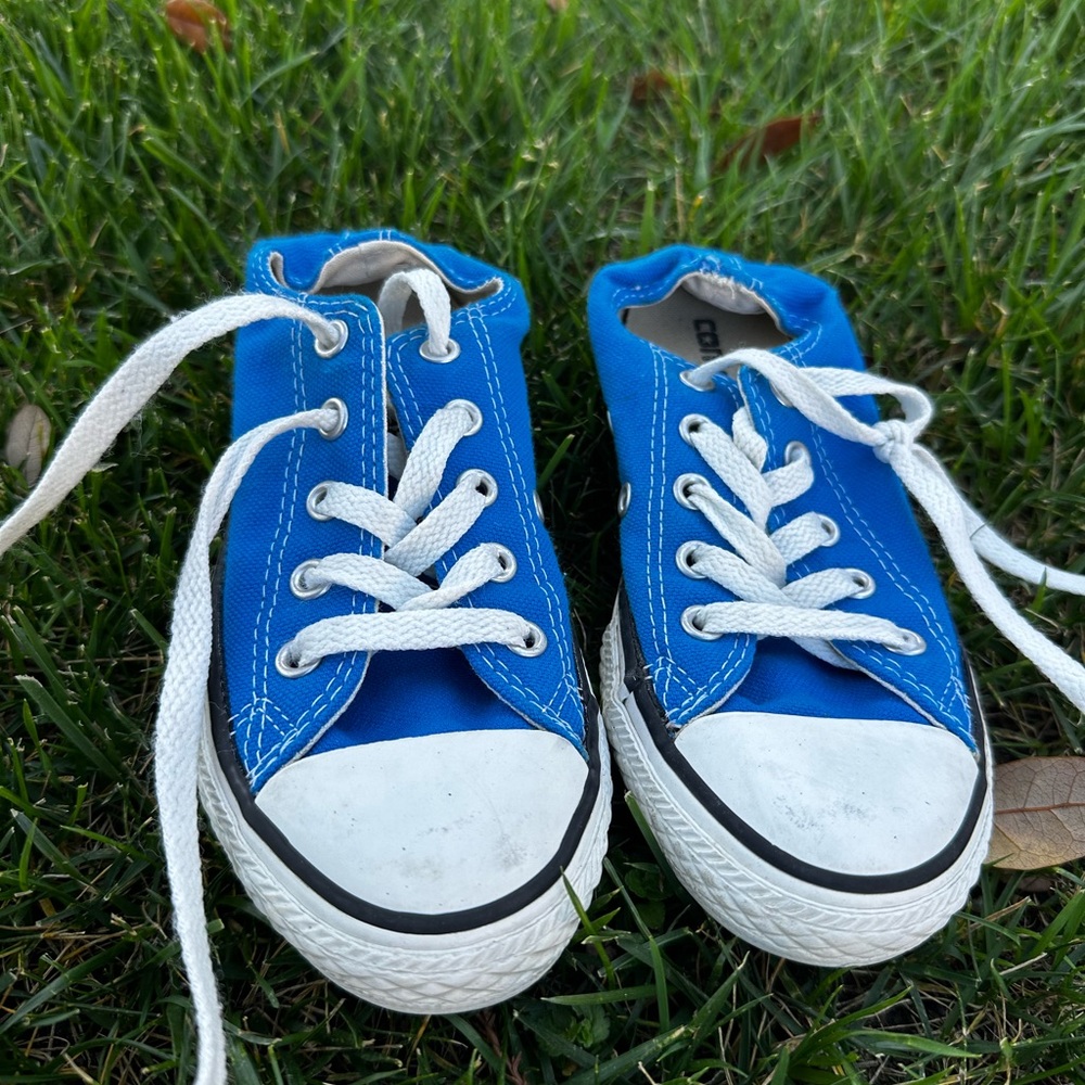 Converse Chuck Taylor All Star Lo Sneaker - Little Kid -Blue
